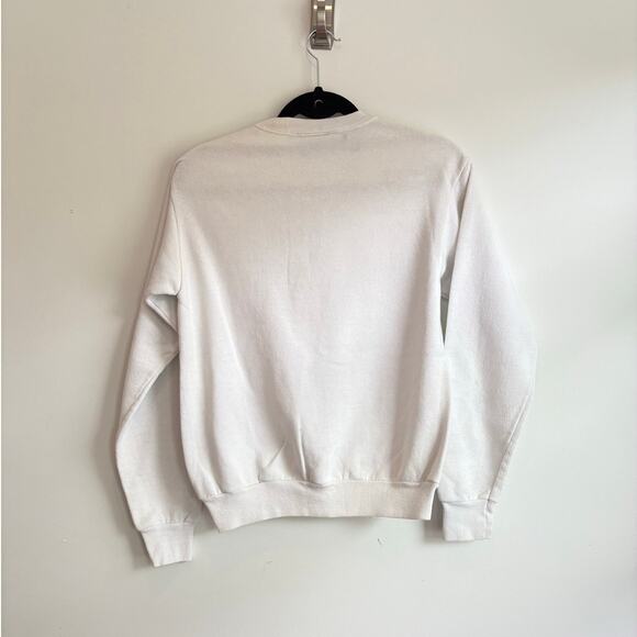 USA made cotton blend Kids Lee Cape Cod 1990s sweatshirt vintage big print Large - Picture 5 of 9